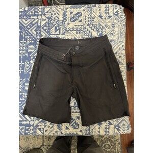Roark Men's Layover Hybrid Trail Shorts Cargo Black Size 31 Active Drawstring
